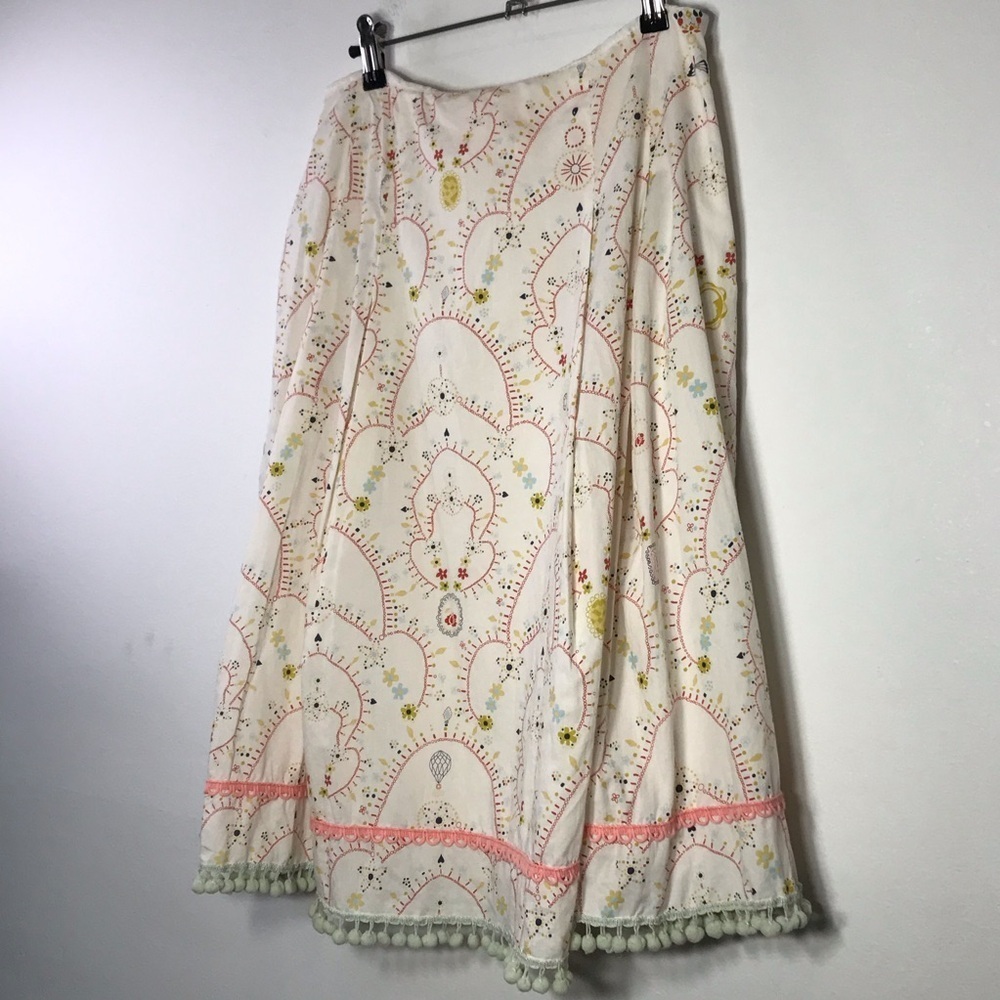 Cynthia Steffe Adorable Coquette Pastel Multicolor Skirt No Sz Tag- W13.5", L24" - Picture 4 of 9